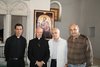 Il presidente Don Mario, il consigliere Compareti e il Sig Zerbo con il Card